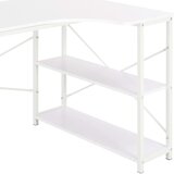  Stol za računalo bijeli 120 x 72 x 70 cm | shoptok.hr