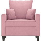  Fotelja ružičasta 60 cm baršunasta | shoptok.hr