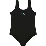 Calvin Klein Swimwear Jednodijelni kupaći kostim crna / bijela
