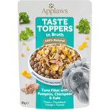 Applaws Ekonomično pakiranje Taste Toppers u juhi vrećice 24 x 85 g - Tuna s bundevom, raštikom i slanutkom | shoptok.hr