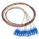 12-colour code Pigtails SC/UPC G.657.A1, (12pcs) 1.5m ( 6116 )