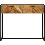  Konzolna stolica Smeđa 90 x 35 x 75 cm Čvrsto drvo akacije | shoptok.hr