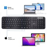 Ewent tipkovnica Multi-connect Wireless, Bluetooth, USB, SLO | Shoptok.si