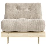 Karup Krem futon fotelja na rasklapanje od samta Roots – | shoptok.hr