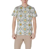 Antony Morato Polo majice dolgi rokavi REGULAR FIT LOGO PRINT MMKS02511-FA140284 Zelena Cene
