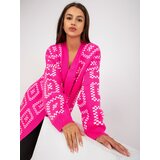 RUE PARIS Sweater-LC-SW-0296.08P-fluo pink | Shoptok.si