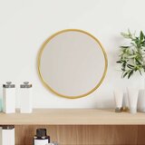  Zidno ogledalo zlatno Ø 20 cm okruglo | Shoptok.si