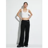 Koton Wide Strap U Neck Ribbed Crop Undershirt