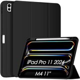 NIKCORP Ovitek za iPad Pro 11" 2024 (M4, 5. gen) s prostorom za pisalo, funkcijo Auto Wake/Sleep in stojalom, TPU zaščita, črn, (5000139253) | Shoptok.si