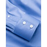 Ombre Classic men's SLIM FIT satin fabric shirt - blue | Eponuda.ba