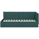  Kutni okvir kreveta Tamnozelena 80 x 200 cm tkanina | shoptok.hr