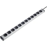Razdelilna letev brez stikala 12-delna aluminij\, varnostni kontakt 0600x00122031, (20641536)