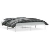  Metalni okvir za krevet bijeli 200x200 cm | shoptok.hr