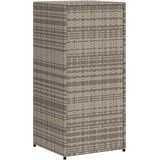  Vrtni ormarić za pohranu sivi 55x55x111 cm od poliratana | shoptok.hr