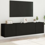 vidaXL Zidni TV ormarići 2 kom crni 80x30x41 cm Cijene
