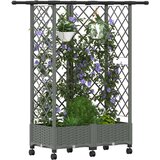  Povišeni krevet s mrežom i krovom Svjetlosiva 124 x 40 x 127 cm | shoptok.hr