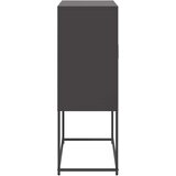  Visoka komoda crna 68,5 x 38,5 x 107 cm čelična | shoptok.hr