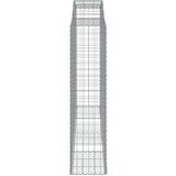  Lučne gabionske košare 8 kom 300x50x200/220cm pocinčano željezo | shoptok.hr