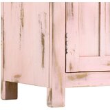  Komoda svjetloružičasta 110 x 35 x 70 cm od masivnog drva manga | shoptok.hr