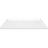 vidaXL Podloga za tuširanje s točkicama bijela 80 x 120 x 4 cm ABS | shoptok.hr