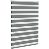 vidaXL Zebra senčilo temno sivo 105x100 cm tkanina širina 100,9 cm | Shoptok.si