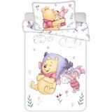 Jerry Fabrics Pamučna dječja posteljina za dječji krevetić 100x135 cm Winnie the Pooh "Pooh Hugs" – Cijene