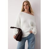 TRENDYOLMILLA ženski duks Twoaw25Kz00169, Krem | Eponuda.com