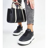 Gemre Black sneakers on a thicker sole Rafida | shoptok.hr