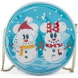 Loungefly Disney Snowman Mickey Minnie Snow Globe Crossbody bag ( 057432 ) Cene