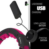  Hhm16 hula hoop crno/rozičasti magnetski s utegom + brojačem hms | shoptok.hr