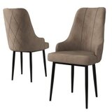 Hanah home set 4 stolice trex cappuccino black | ePonuda.com