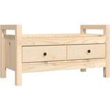  Klop za predsobo 80x40x43 cm trdna borovina, (20766929) | Shoptok.si
