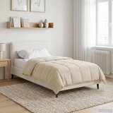  Ljetni pokrivač Krema 140 x 200 cm Mikrofibra i teddy flis - Krema 140 x 200 cm | shoptok.hr