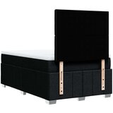 vidaXL Box spring postelja z vzmetnico črna 120x190 cm blago | Shoptok.si