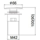  Gornji dio sifona G9802-B crni | shoptok.hr