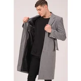 Dewberry PLT8400 MEN'S COAT-ON GREY