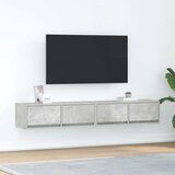 vidaXL TV omarica 2 kosa betonsko siva 80x31x25,5 cm inženirski les | Shoptok.si