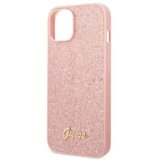 Guess gUHCP14MHGGSHP ovitek za iPhone 14 Plus 6.7 - roza z bleščicami | Shoptok.si