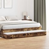  Ladice za krevet s ladicama Dimljeni hrast 180 x 36,5 x 16,5 cm | shoptok.hr