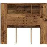 vidaXL Uzglavni ormarić staro drvo 120x19x104,5 cm konstruirano drvo | shoptok.hr