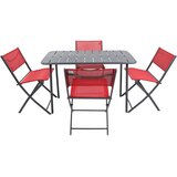 Gardenson VRTNI SET jeklo črna rdeča, črna | Shoptok.si