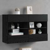 TV zidni ormar Crni hrast 98,5 x 30 x 60,5 cm Konstruirano drvo | Eponuda.com