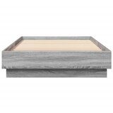  Okvir za krevet s LED svjetlima siva boja hrasta 100 x 200 cm | Eponuda.ba