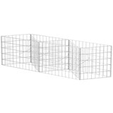 vidaXL Gabionska košara iz pocinkanega jekla 120x30x50 cm, (20708022) | Shoptok.si