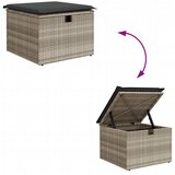  6-dijelni set vrtnih sofa od poliratana s jastucima svjetlosivi | shoptok.hr
