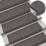  Samoljepljivi otirači za stepenice 15 kom 65x21x4 cm sivi/bež | shoptok.hr
