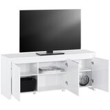 Lesnina-XXXL mizica za hi-fi naprave larios, bela | Shoptok.si