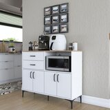 Hanah home JE166 - 3283 whitewalnut multi purpose cabinet Cene