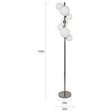  brilagi - led podna lampa milla 7xG9/3W/230V crni hrom/bela | Eponuda.com