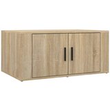 Maison Chic Klubska mizica - kavna mizica - Nizka mizica sonoma hrast 80x50x36 cm inženirski les, (21752594) Cene